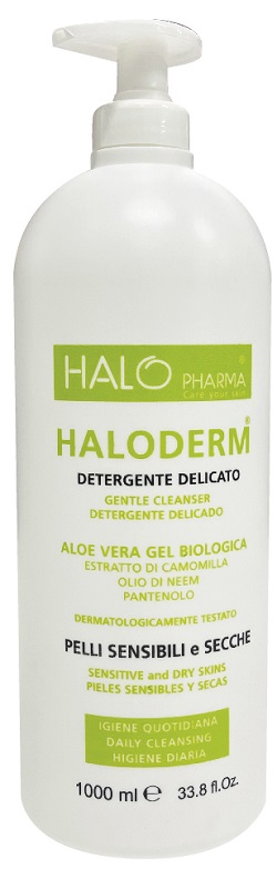 HALODERM DETERGENTE DELICATO 1 L FLACONE HDPE2 TAPPO C/PP92 - Farmacia Murachelli Di Putelli dr. Giovanni