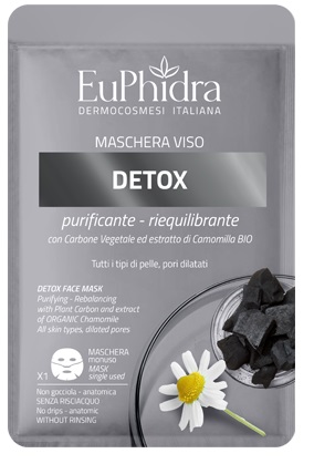 EUPHIDRA MASCHERA VISO DETOX 1 PEZZO - Farmacia Murachelli Di Putelli dr. Giovanni