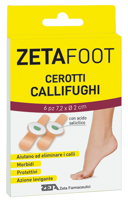ZETAFOOT CEROTTO CALLIFUGO DISCHETTO CENTRALE 6 PEZZI - Farmacia Murachelli Di Putelli dr. Giovanni