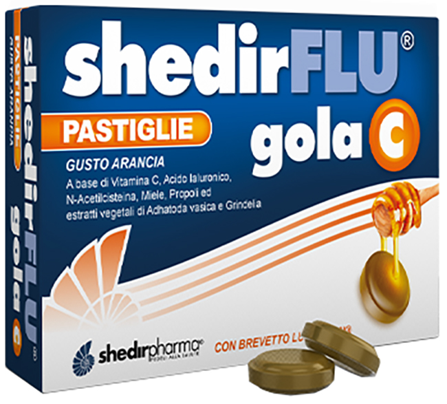 SHEDIRFLU GOLA C ARANCIA 36 PASTIGLIE - Farmacia Murachelli Di Putelli dr. Giovanni