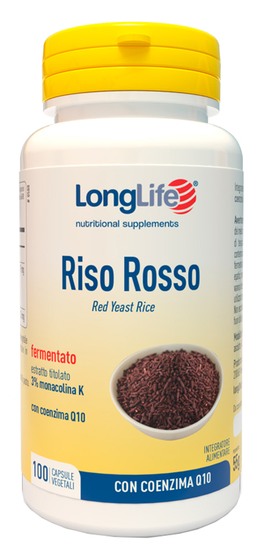 LONGLIFE RISO ROSSO 100 CAPSULE VEGETALI - Farmacia Murachelli Di Putelli dr. Giovanni