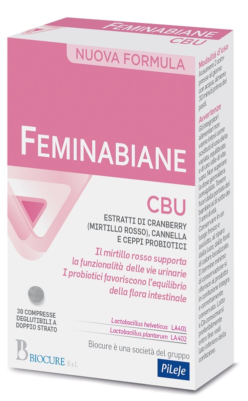 FEMINABIANE CBU 30 COMPRESSE - Farmacia Murachelli Di Putelli dr. Giovanni