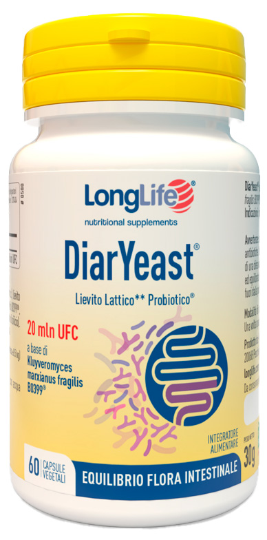 LONGLIFE DIARYEAST 60 CAPSULE VEGETALI - Farmacia Murachelli Di Putelli dr. Giovanni