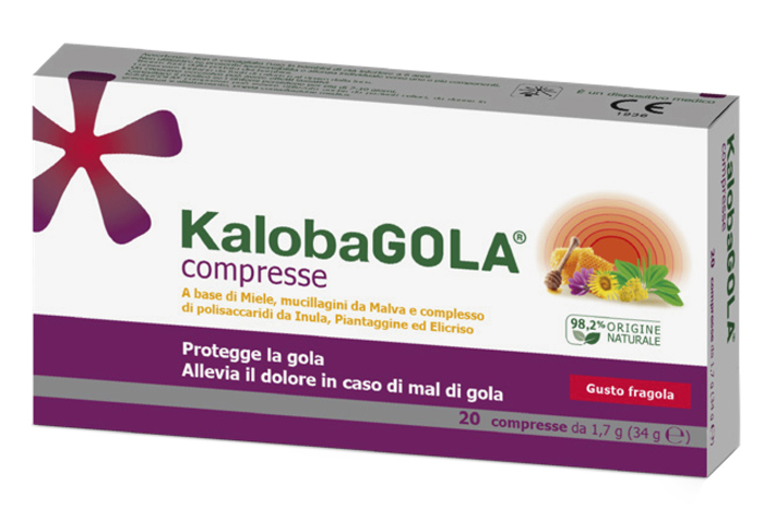 KALOBAGOLA 20 COMPRESSE FRAGOLA - Farmacia Murachelli Di Putelli dr. Giovanni
