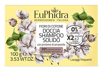 EUPHIDRA DOCCIA SHAMPOO SOLIDO FIORI DI COTONE 100 G - Farmacia Murachelli Di Putelli dr. Giovanni