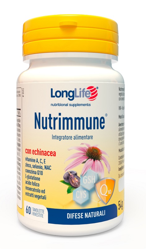 LONGLIFE NUTRIMMUNE 60 TAVOLETTE RIVESTITE - Farmacia Murachelli Di Putelli dr. Giovanni