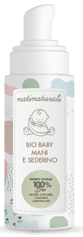 NATINATURALI BIO BABY MANI E SEDERINO MOUSSE 200 ML - Farmacia Murachelli Di Putelli dr. Giovanni
