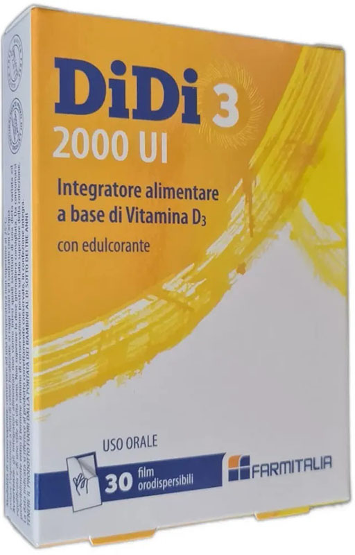 DIDI3 2000 UI 30 FILM ORODISPERSIBILI - Farmacia Murachelli Di Putelli dr. Giovanni