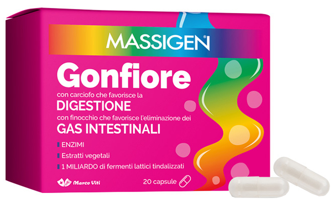 MASSIGEN GONFIORE 20 CAPSULE - Farmacia Murachelli Di Putelli dr. Giovanni