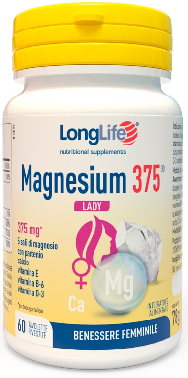 LONGLIFE MAGNESIUM 375 LADY 60 TAVOLETTE - Farmacia Murachelli Di Putelli dr. Giovanni