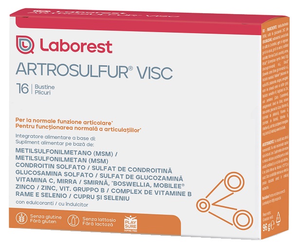 ARTROSULFUR VISC 16 BUSTINE DA 6 G - Farmacia Murachelli Di Putelli dr. Giovanni