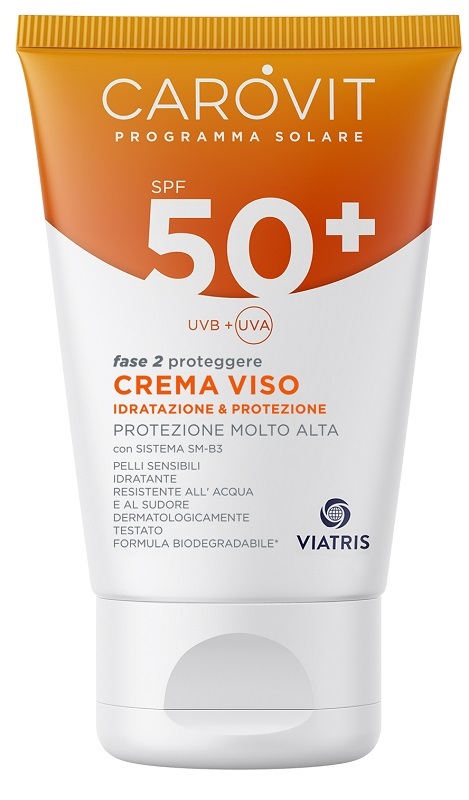 CAROVIT PROGRAMMA SOLARE CREMA VISO SPF50+ 50 ML - Farmacia Murachelli Di Putelli dr. Giovanni