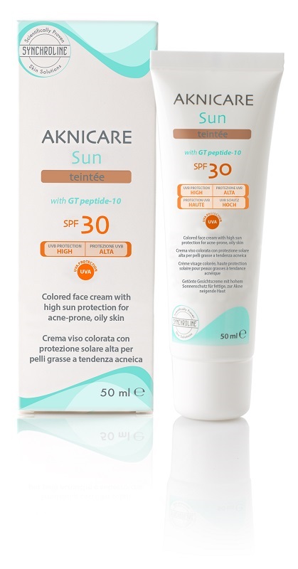 AKNICARE SUN TEINTEE SPF 30 50 ML - Farmacia Murachelli Di Putelli dr. Giovanni
