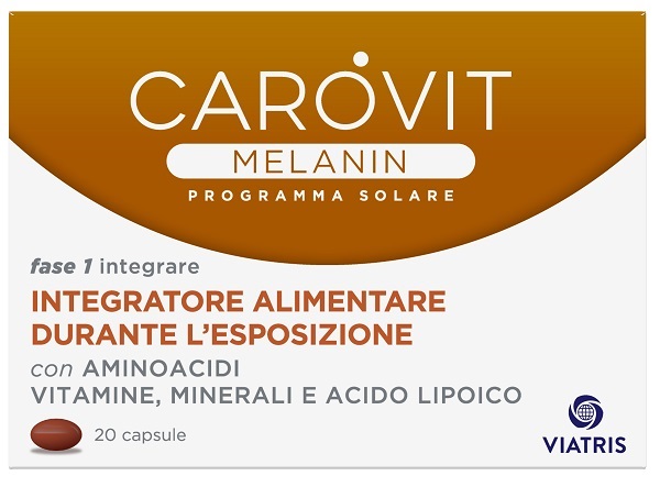 CAROVIT MELANIN PROGRAMMA SOLARE 20 CAPSULE - Farmacia Murachelli Di Putelli dr. Giovanni