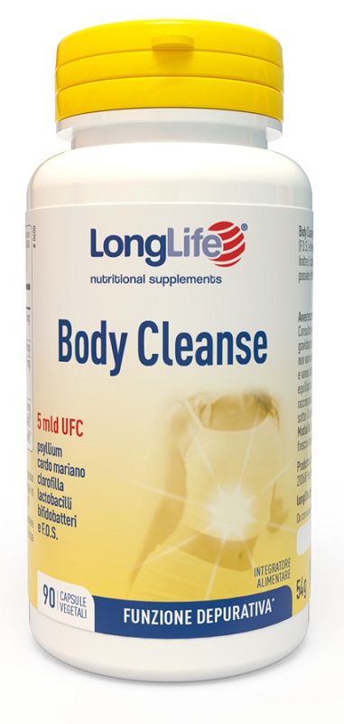 LONGLIFE BODY CLEANSE 90 CAPSULE - Farmacia Murachelli Di Putelli dr. Giovanni