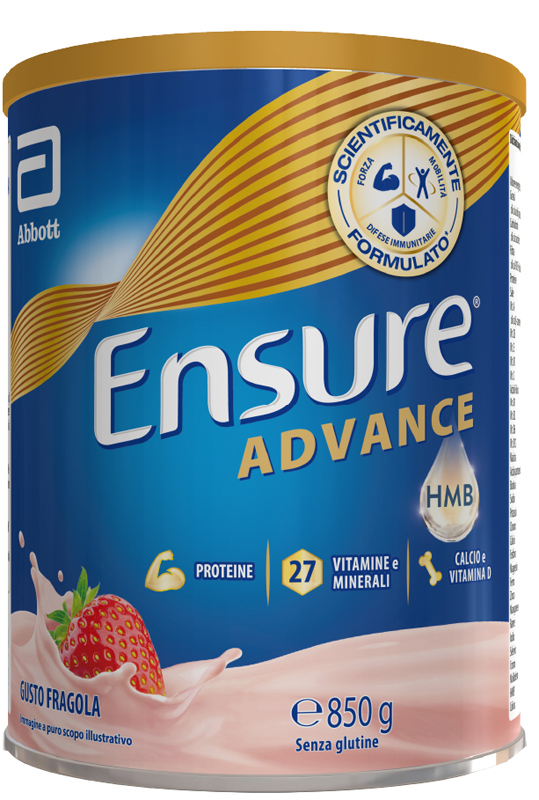 ENSURE ADVANCE FRAGOLA 850 G - Farmacia Murachelli Di Putelli dr. Giovanni