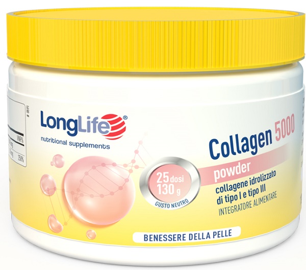 LONGLIFE COLLAGEN 5000 POWDER 130 G - Farmacia Murachelli Di Putelli dr. Giovanni