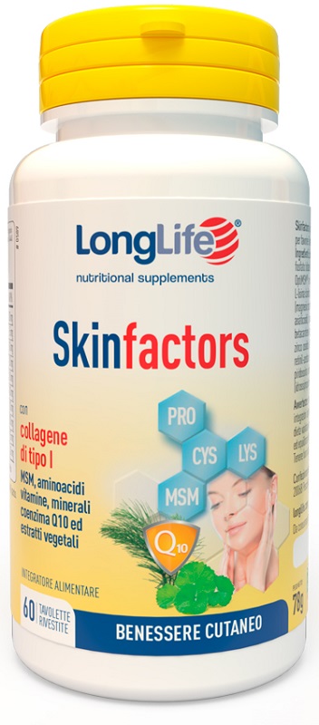 LONGLIFE SKIN FACTORS 60 TAVOLETTE RIVESTITE - Farmacia Murachelli Di Putelli dr. Giovanni