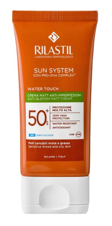 RILASTIL SUN SYSTEM WATER TOUCH MAT CREMA SPF50+ 50 ML - Farmacia Murachelli Di Putelli dr. Giovanni