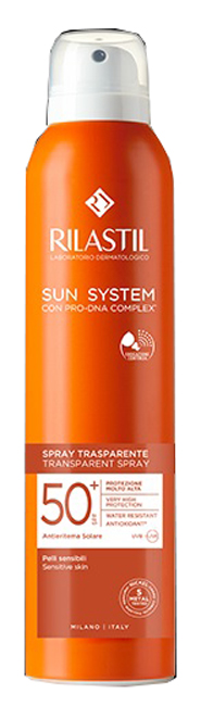 RILASTIL SUN SYSTEM TRASPARENT SPRAY SPF50+ 200 ML - Farmacia Murachelli Di Putelli dr. Giovanni