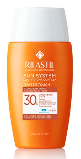 RILASTIL SUN SYSTEM WATER TOUCH FLUIDO SPF30 50 ML - Farmacia Murachelli Di Putelli dr. Giovanni