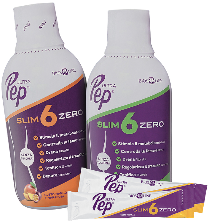 ULTRA PEP SLIM 6 ZERO ANANAS 500 ML BIOSLINE - Farmacia Murachelli Di Putelli dr. Giovanni