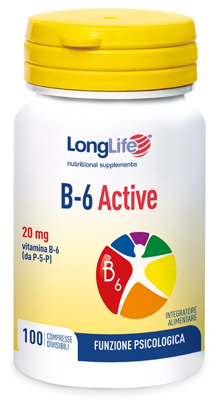 LONGLIFE B6 ACTIVE 100 COMPRESSE DIVISIBILI - Farmacia Murachelli Di Putelli dr. Giovanni