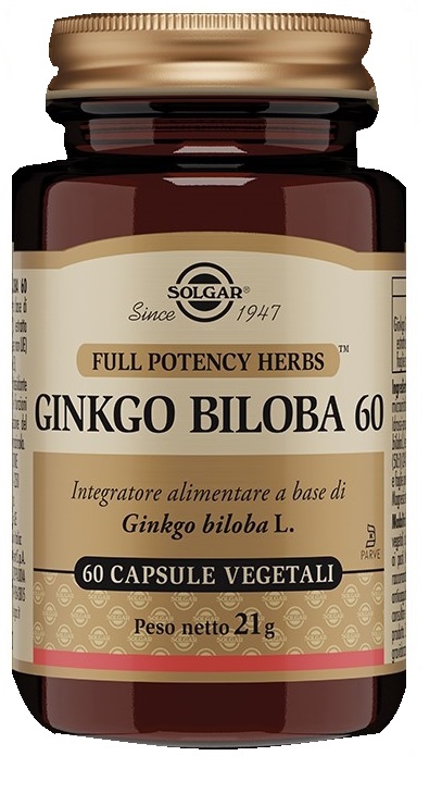 GINKGO BILOBA 60 60 CAPSULE VEGETALI - Farmacia Murachelli Di Putelli dr. Giovanni