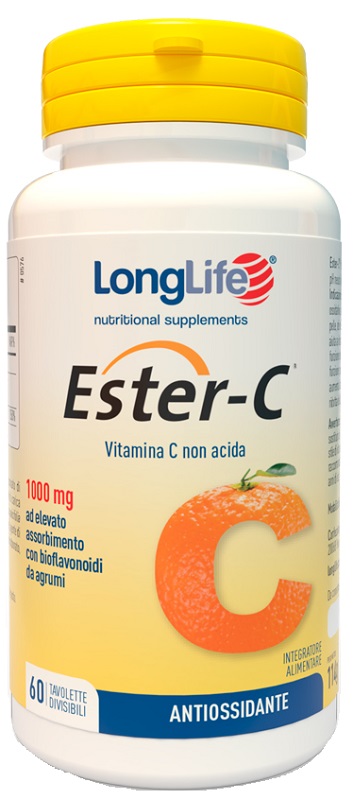 LONGLIFE ESTER C 1000MG 60 TAVOLETTE - Farmacia Murachelli Di Putelli dr. Giovanni