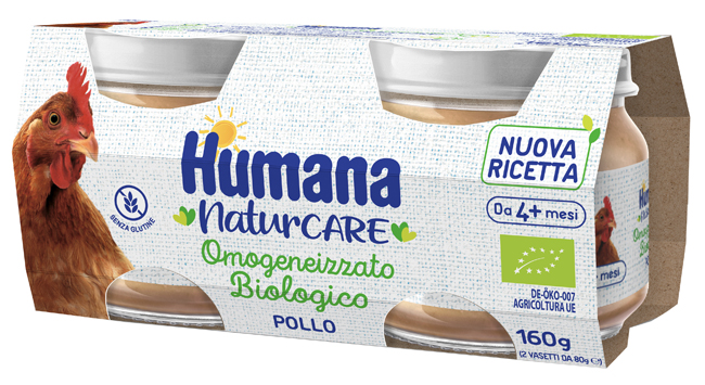 HUMANA OMOGENEIZZATO POLLO BIOLOGICO 2 PEZZI 80 G - Farmacia Murachelli Di Putelli dr. Giovanni