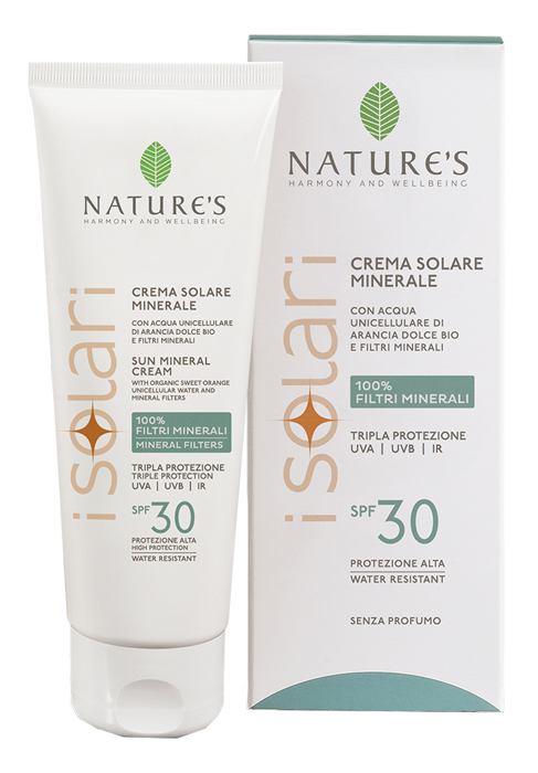 NATURE'S I SOLARI CREMA VISO CORPO MINERALE SPF30 100 ML - Farmacia Murachelli Di Putelli dr. Giovanni