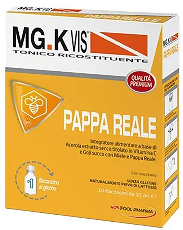 MGK VIS TONICO RICOSTITUENTE PAPPA REALE 10 FLACONCINI DA 10 ML - Farmacia Murachelli Di Putelli dr. Giovanni