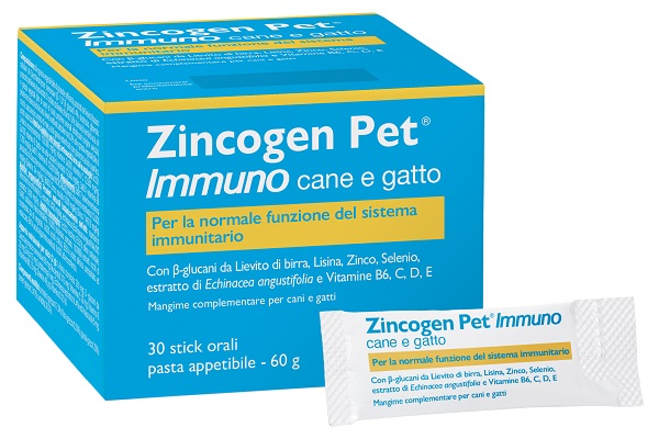 ZINCOGEN PET IMMUNO PASTA 30 STICK - Farmacia Murachelli Di Putelli dr. Giovanni