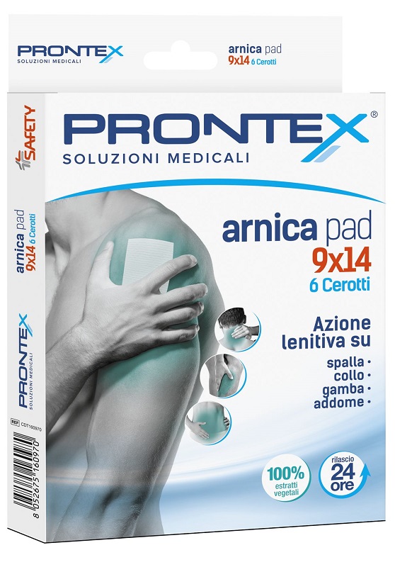 CEROTTO PRONTEX ARNICA PAD 9 X 14 6 PEZZI - Farmacia Murachelli Di Putelli dr. Giovanni