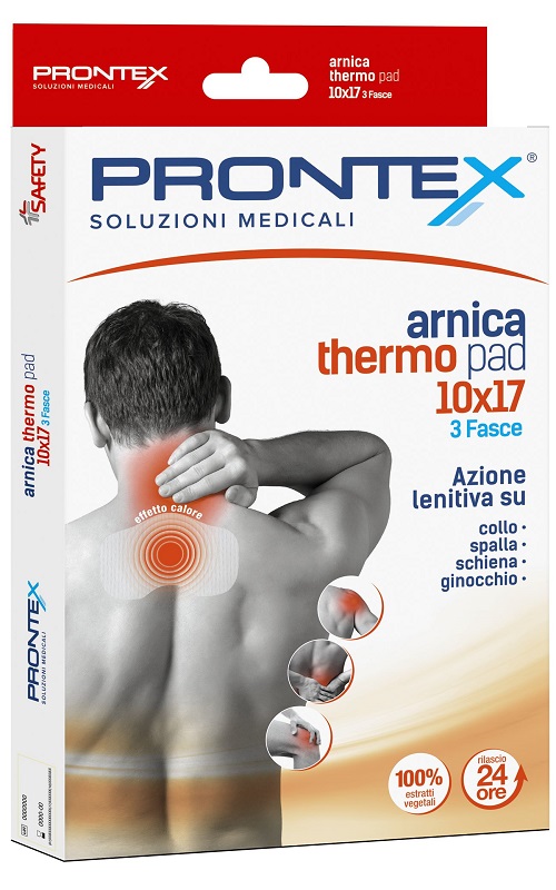 FASCIA PRONTEX ARNICA THERMO PAD 10 x 17 3 PEZZI - Farmacia Murachelli Di Putelli dr. Giovanni