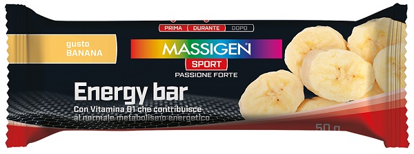 MASSIGEN SPORT ENERGY BARRETTA BANANA 50 G - Farmacia Murachelli Di Putelli dr. Giovanni