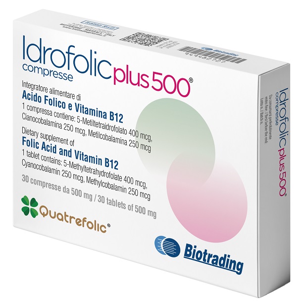 IDROFOLIC PLUS 500 30 COMPRESSE - Farmacia Murachelli Di Putelli dr. Giovanni
