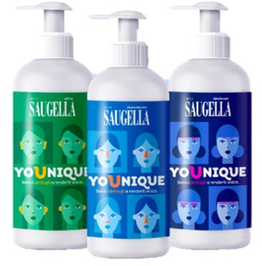 SAUGELLA YOUNIQUE BUNDLE 1 DERMOLIQUIDO 200 ML + 1 ATTIVA 200 ML + 1 IDRASERUM 200 ML - Farmacia Murachelli Di Putelli dr. Giovanni