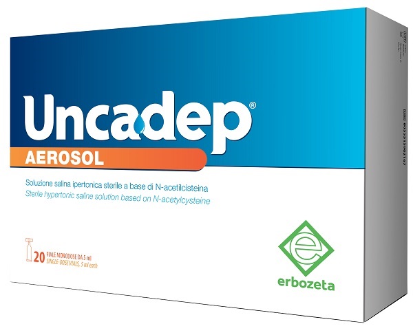 UNCADEP AEROSOL 20 FIALE MONODOSE DA 5 ML - Farmacia Murachelli Di Putelli dr. Giovanni