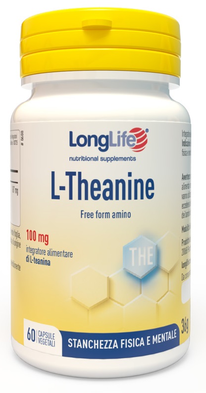 LONGLIFE L-THEANINE 60 CAPSULE VEGETALI DA 600 MG - Farmacia Murachelli Di Putelli dr. Giovanni