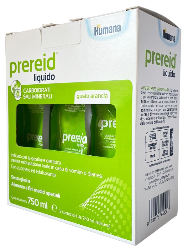 PREREID LIQUIDO 3 PEZZI DA 250 ML HUMANA - Farmacia Murachelli Di Putelli dr. Giovanni