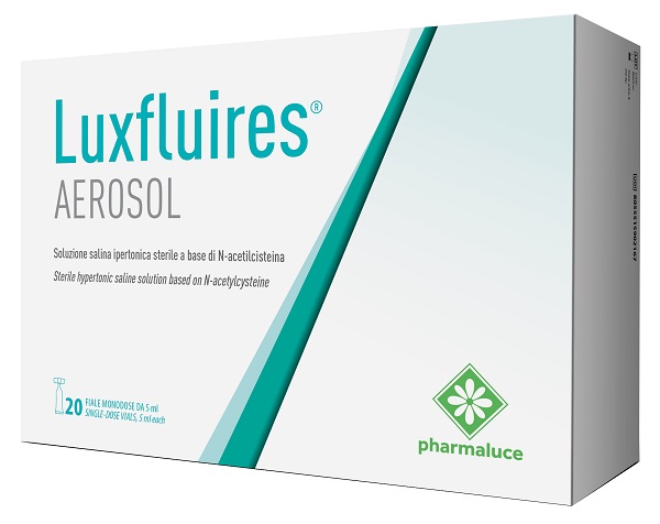 SOLUZIONE PER AEROSOL LUXFLUIRES 20 FIALE 5 ML - Farmacia Murachelli Di Putelli dr. Giovanni