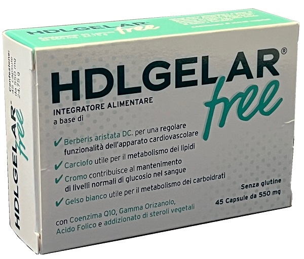HDLGELAR FREE 45 CAPSULE DA 550 MG - Farmacia Murachelli Di Putelli dr. Giovanni