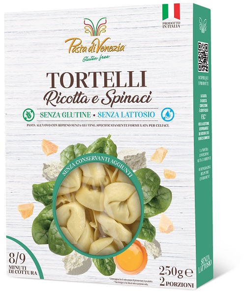 PASTA DI VENEZIA TORTELLI RICOTTA E SPINACI SENZA GLUTINE STAB  250 G - Farmacia Murachelli Di Putelli dr. Giovanni