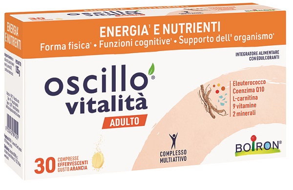 OSCILLO VITALITA' ADULTO 30 COMPRESSE EFFERVESCENTI - Farmacia Murachelli Di Putelli dr. Giovanni
