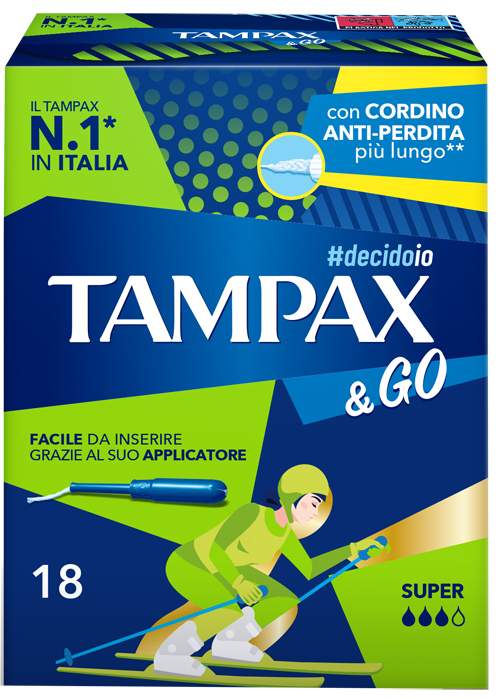 TAMPAX &GO SUPER 18 PEZZI - Farmacia Murachelli Di Putelli dr. Giovanni
