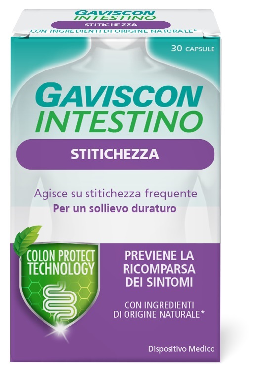GAVISCON INTESTINO STITICHEZZA 30 CAPSULE - Farmacia Murachelli Di Putelli dr. Giovanni