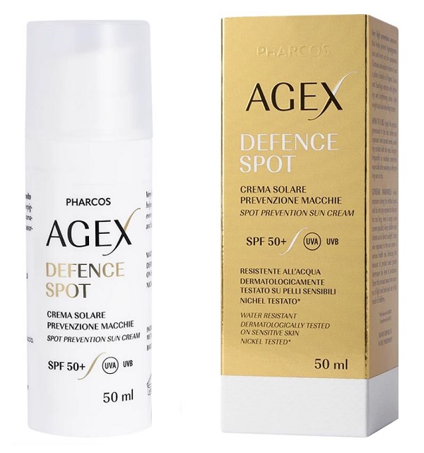 AGEX DEFENCE SPOT PHARCOS CREMA SOLARE PREVENZIONE MACCHIE 50 ML - Farmacia Murachelli Di Putelli dr. Giovanni