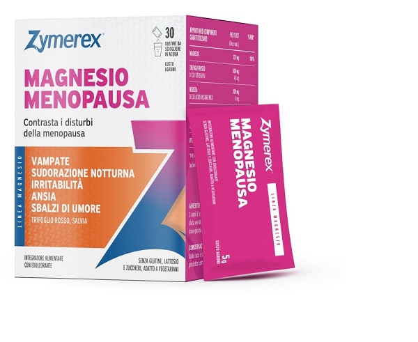 ZYMEREX MAGNESIO MENOPAUSA 30 BUSTINE DA 5 G GUSTO AGRUMI CON EDULCORANTE SENZA ZUCCHERI SENZA GLUTINE SENZA LATTOSIO - Farmacia Murachelli Di Putelli dr. Giovanni
