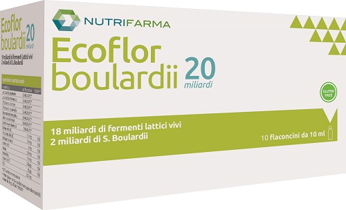 ECOFLOR BOULARDII 20 MILIARDI 10 FLACONCINI DA 10 ML - Farmacia Murachelli Di Putelli dr. Giovanni